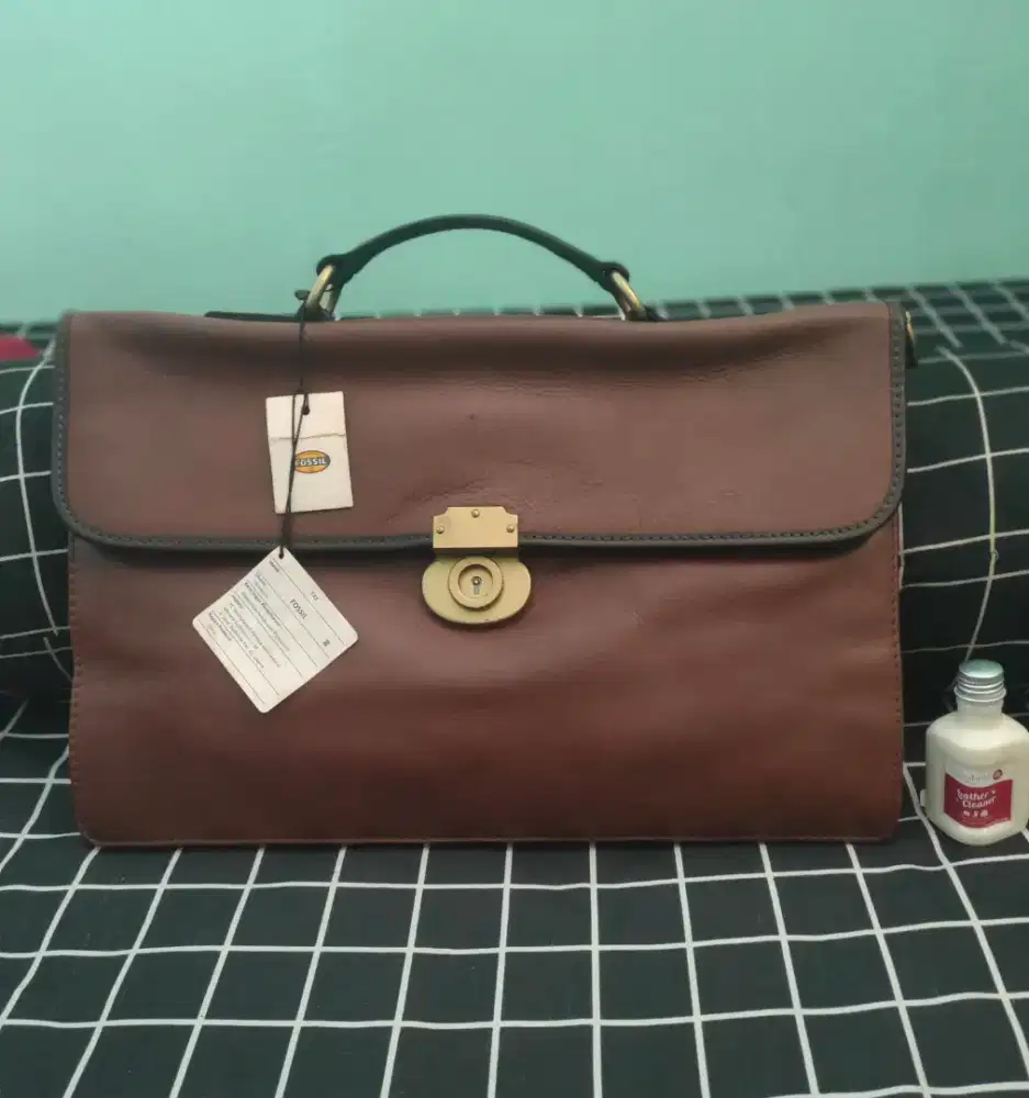 Tas Kerja Fossil Estate Port Brief Original