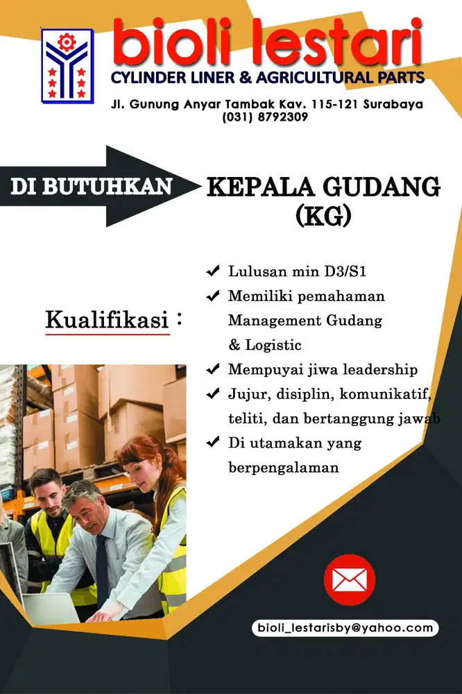 KEPALA GUDANG ( KG )
