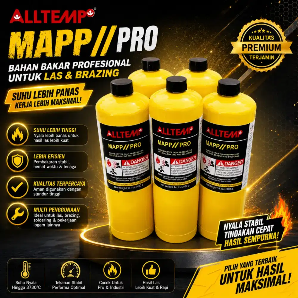 ALLTEMP MAPPRO MAP PRO MAP GAS MAPP GAS 400 GRAM