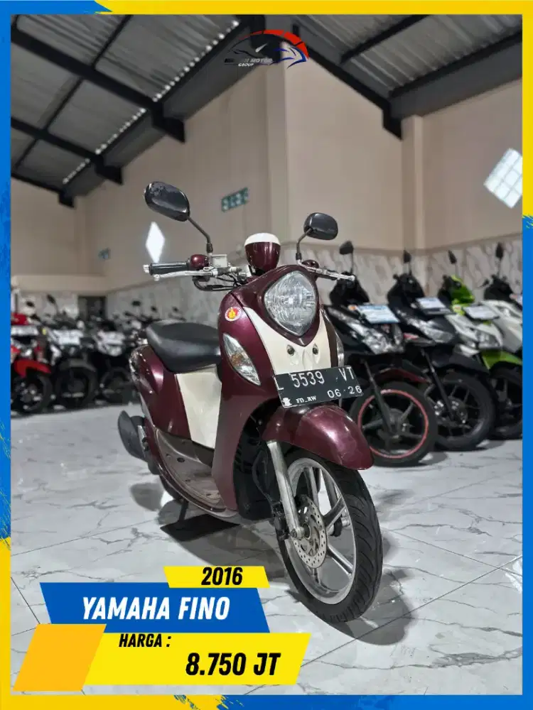 YAMAHA FINO 2016 PLAT L MURAH BERKUALITAS HIKMAH MOTOR KEPUH MALANG