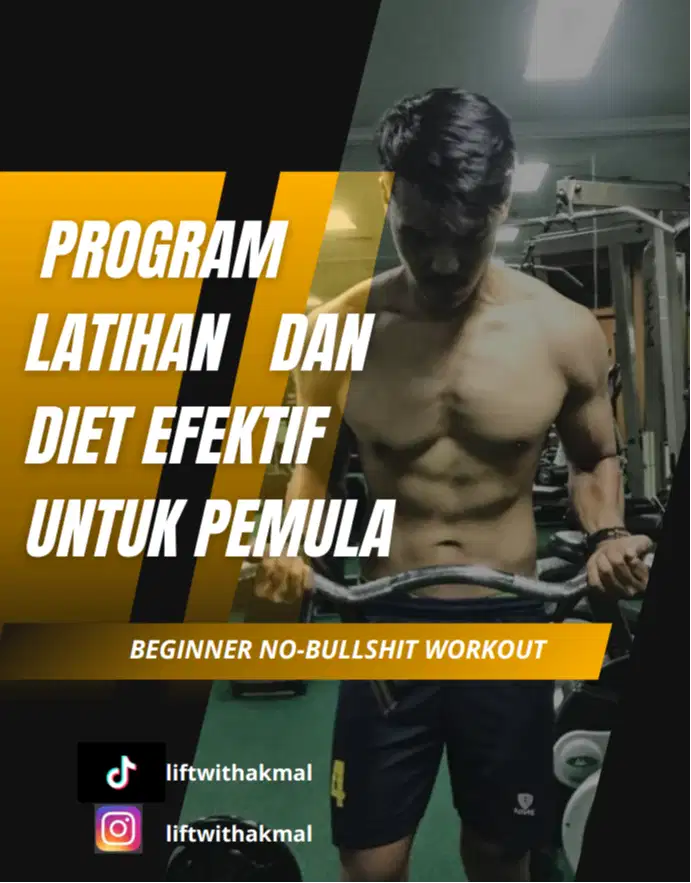 Program Latihan dan Diet Efektif Untuk Pemula  (100% Berhasil)