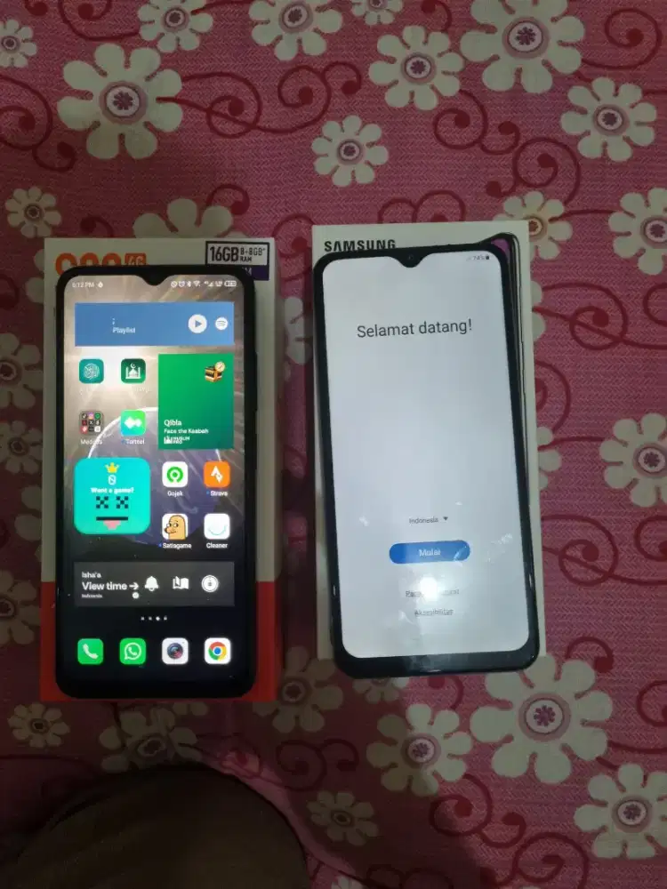 Itel s23 dan samsung a50