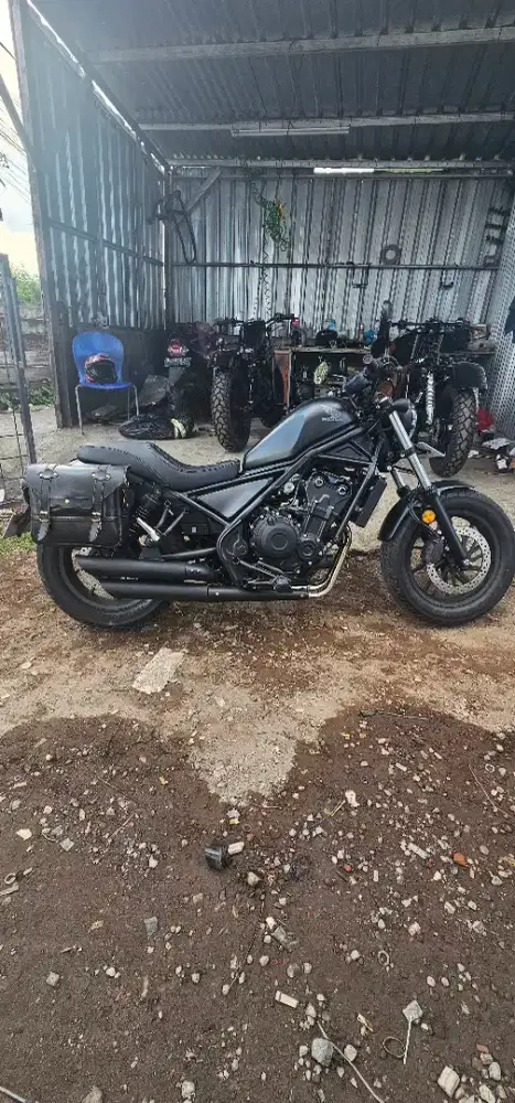 KRNALPOT HONDA REBEL 500_KONDISI BARU DIPAKE  1 BULAN