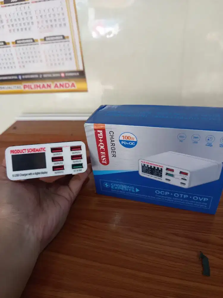 Adaptor Charger ATPRO AT-002D 6 Port – Servis HP