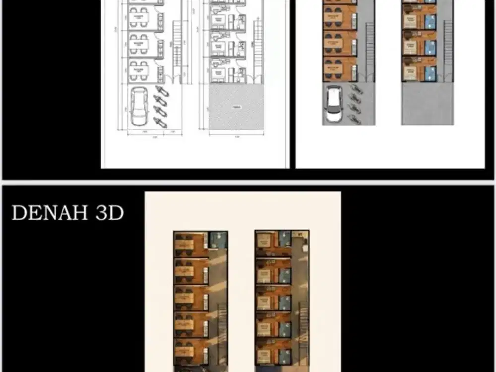 Dijual HYBRID HOUSE (co-living + SOHO) Dukuh Kupang Barat, Surabaya Barat