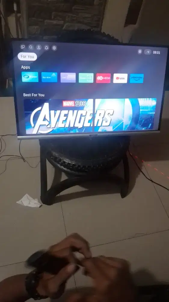 Tv Cocoa 32inch android remote tv aja