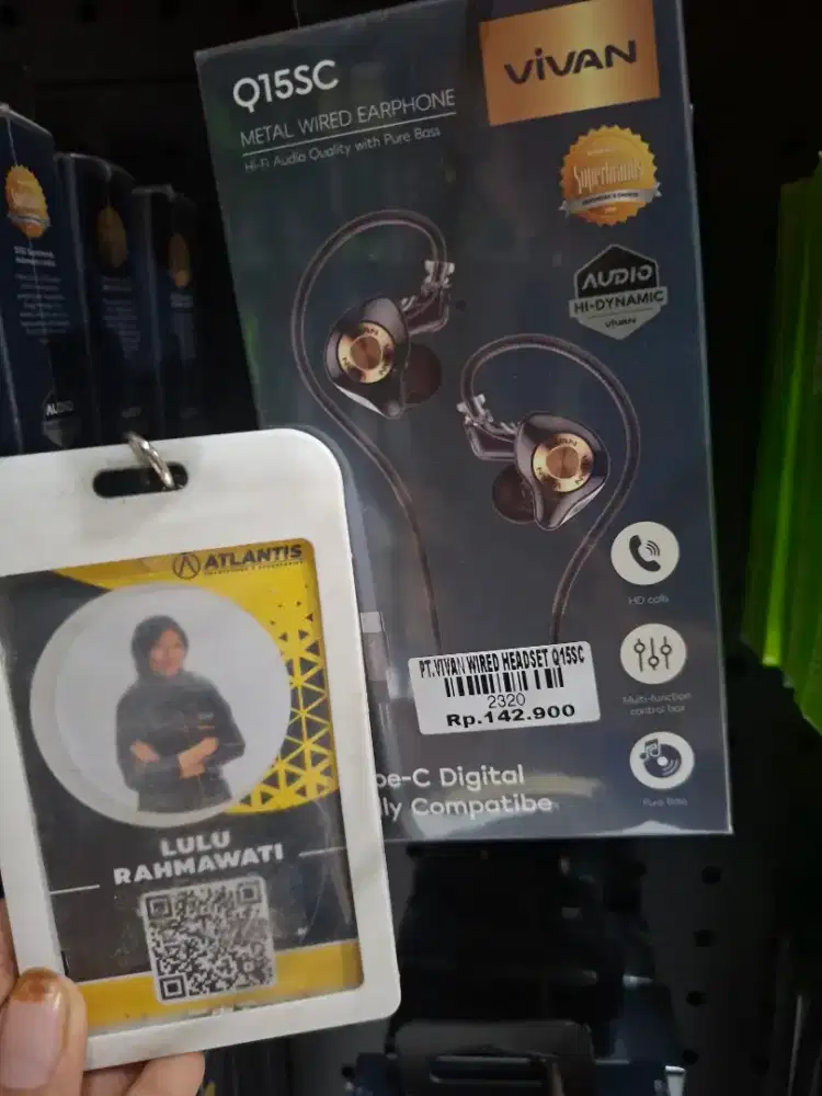 VIVAN WIRED HEADSET Q15SC
