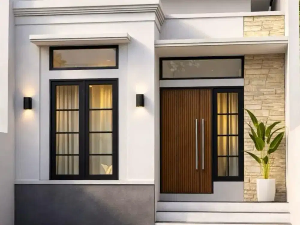 Jual Rumah kembar Baru Dekat ke mainroad moh. Toha