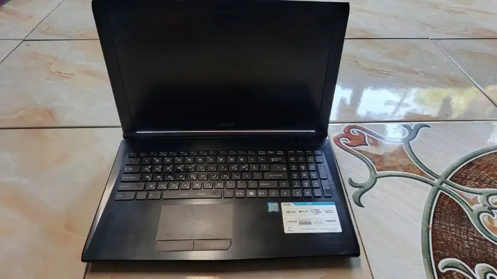 Laptop Core i5 MSI CX62 6QD RAM 8GB SSD 128 Baterai awet