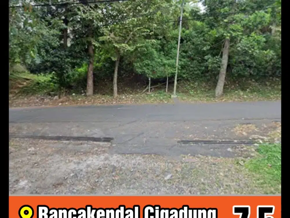 Dijual Tanah Sayap Dago Cigadung Bandung Kota, Murah, Jalan Lebar