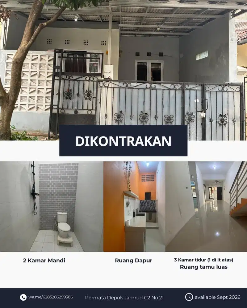 Dikontrakan rumah tahunan
