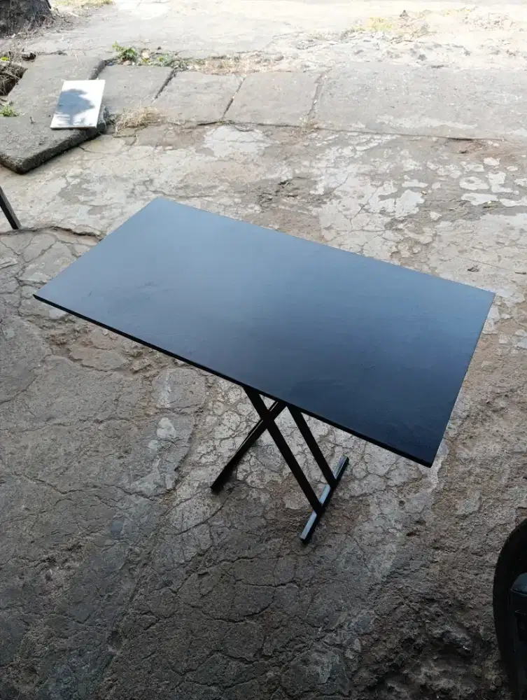 Meja Lipat Meli Silang 80×40 – Praktis & Mudah Bongkar Pasang