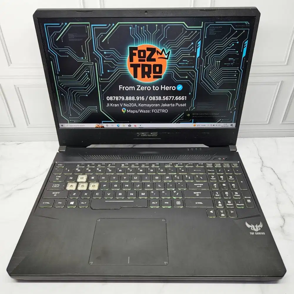 Laptop Asus TUF Gaming FX505D Ryzen 5 3550H GTX1050 8/256GB NO MINUS