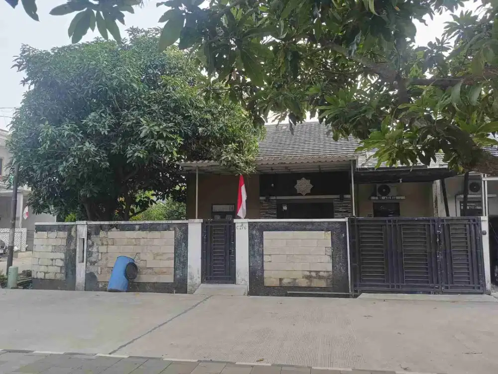 rumah luas siap huni di villa rizki ilhami