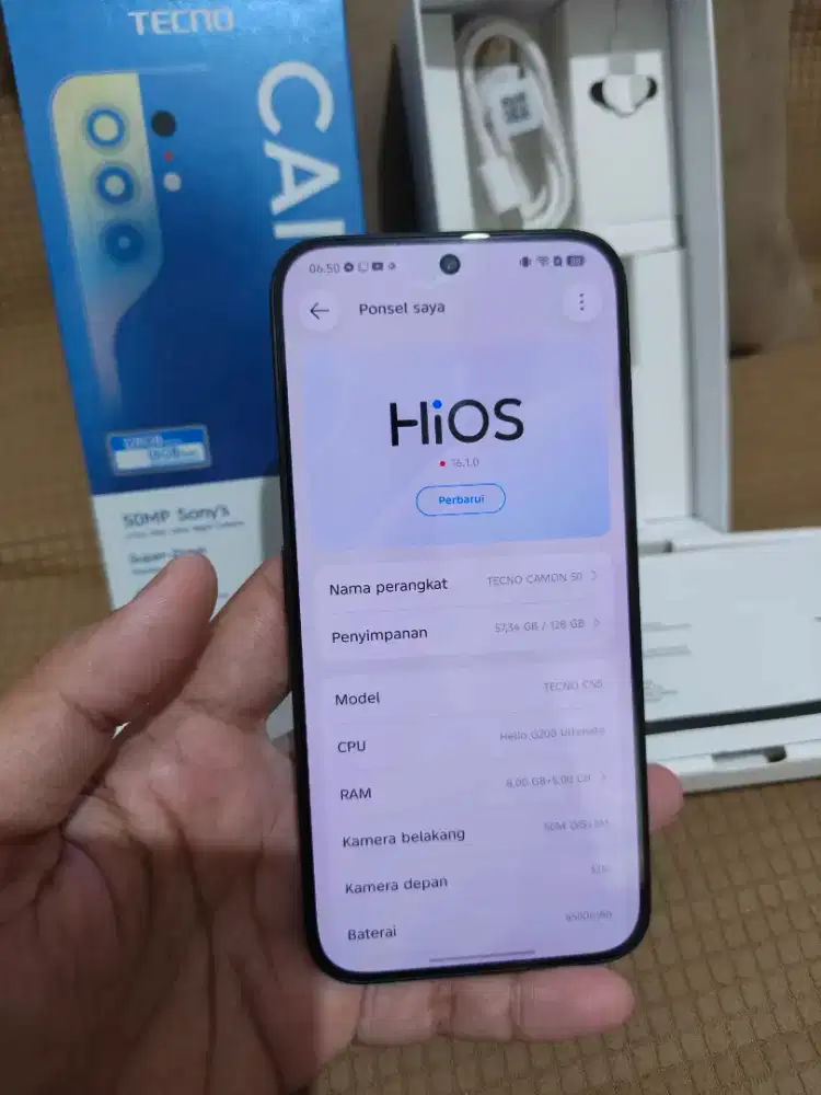 Tecno Camon 50 4g 8/128gb like new