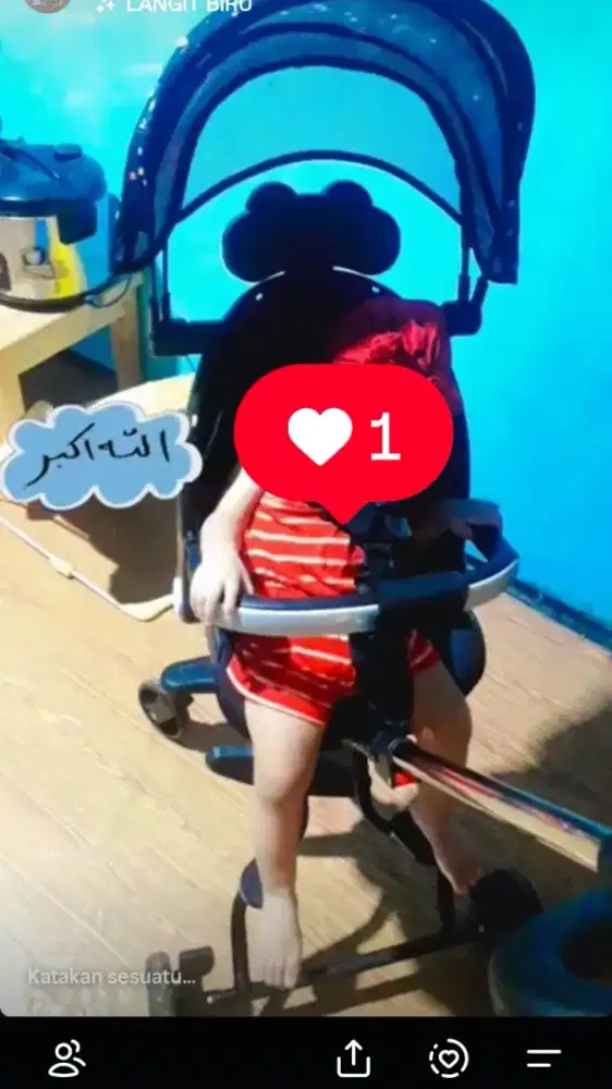 Stroller duduk lipat