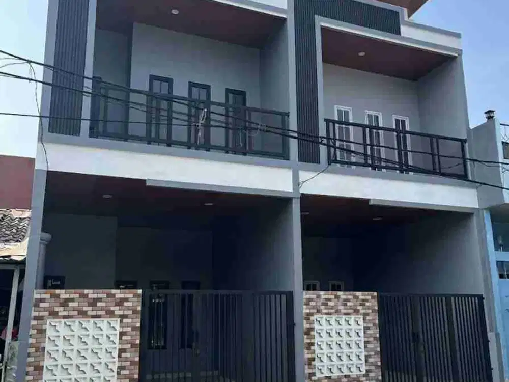 rumah 2 lantai baru renivasi di harapan indah bekasi