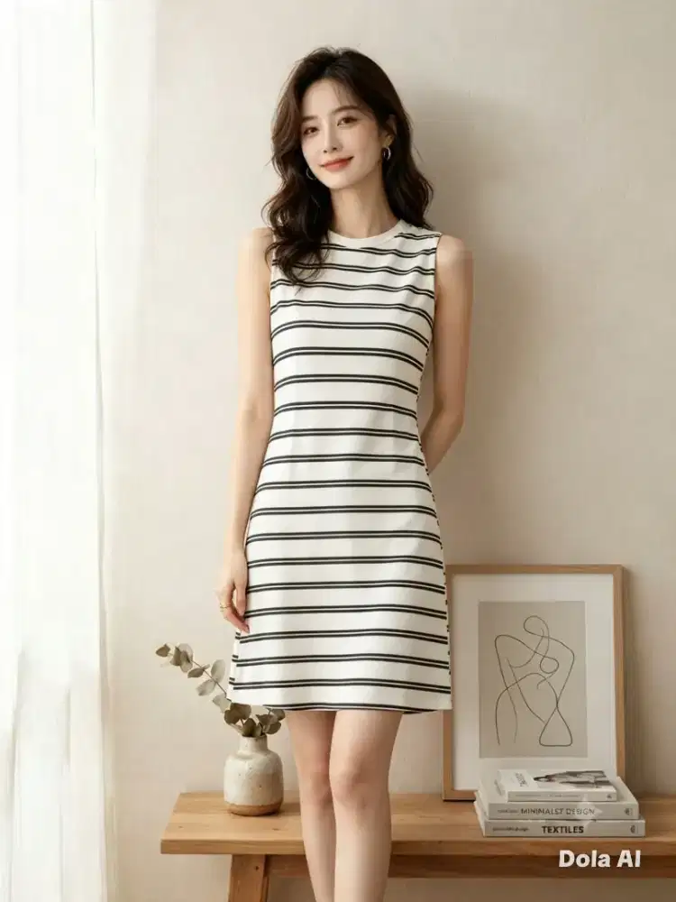 Mini Dress Knit salur