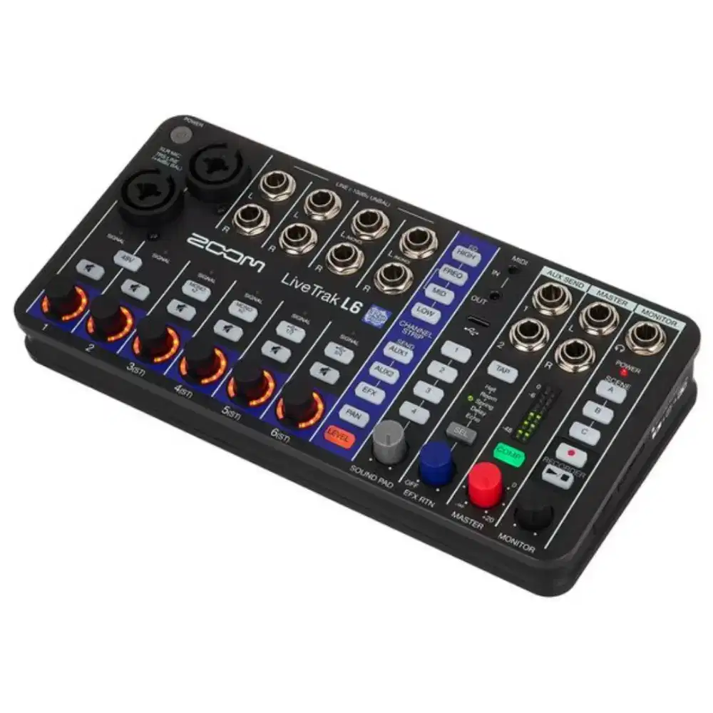 Zoom LiveTrak L6 Digital Mixer & Recorder - Like New (Beli Feb 2026)