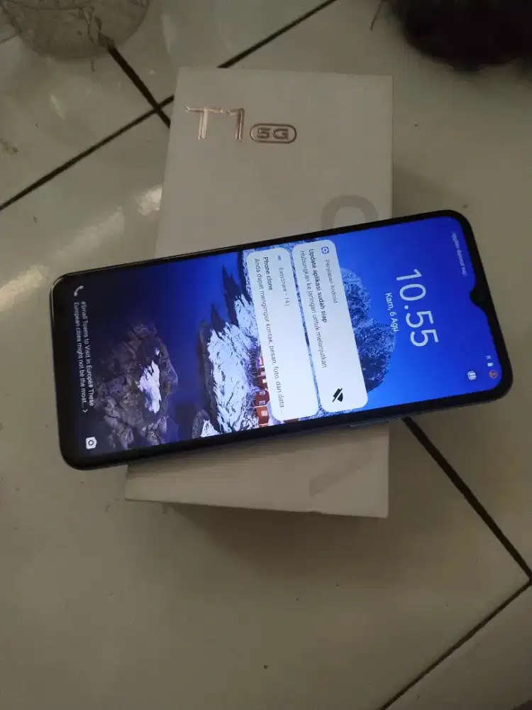 Vivo T1  4+4/128  minus lecet pemakaian aja