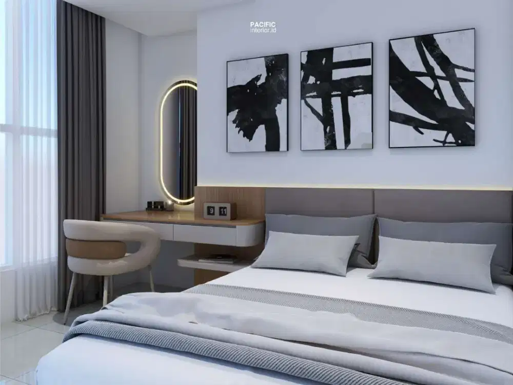 Apartemen Roseville Type 1BR 40sqm  Jual Cepat Harga 680jt sudah full Interior - Fasilitas Lengkap Setara Hotel Bintang 5
