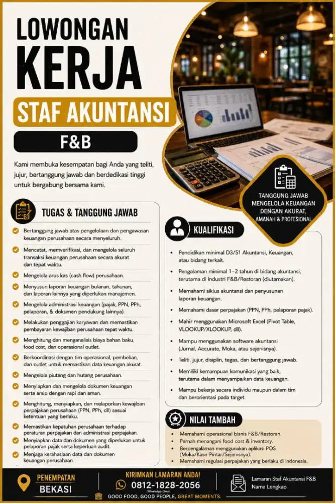 Accounting di F&B