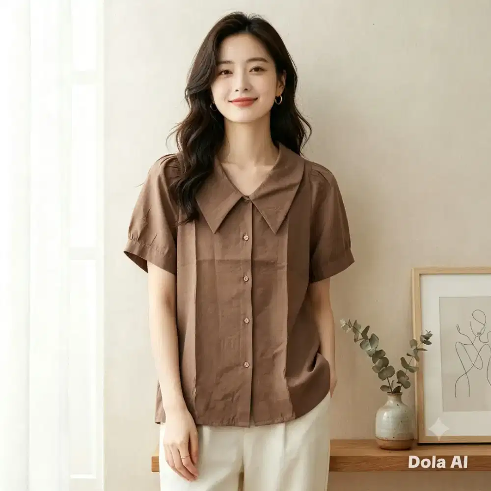 Korean Top Kemeja