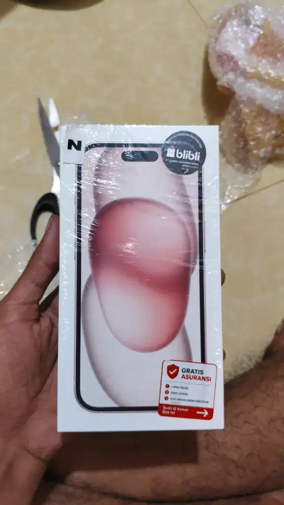 new iphone 15 128gb resmi pink ibox