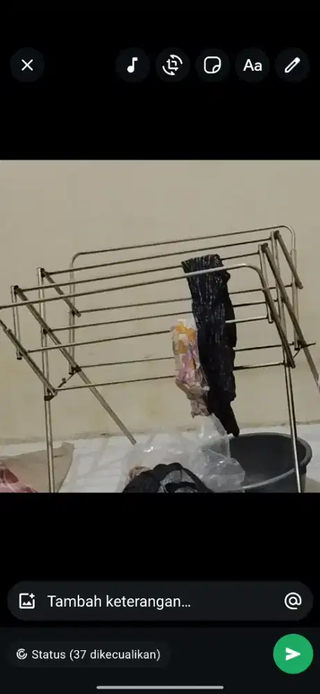 Tiang Jemuran besi