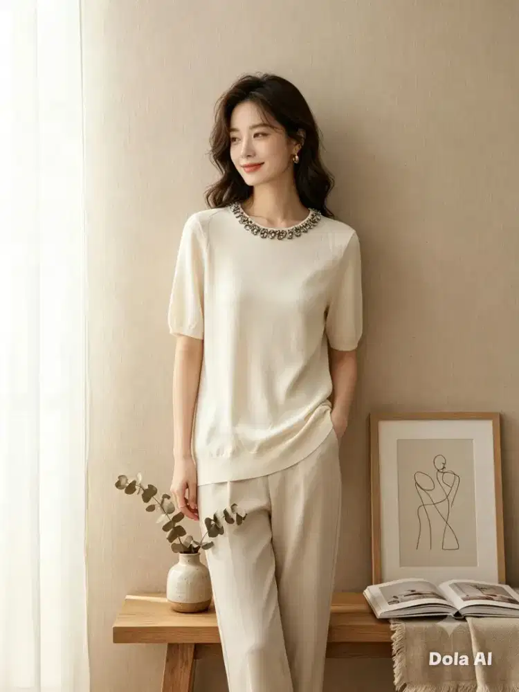Blouse Knit payet