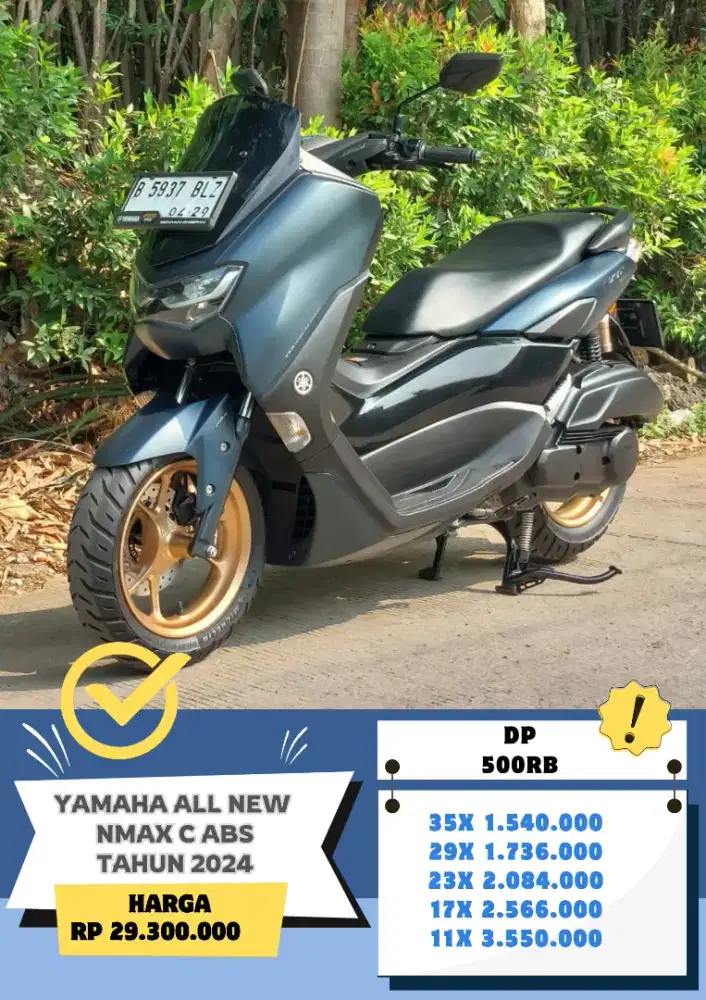 Dp 500rb Yamaha ALL NEW NMAX C ABS Tahun 2024