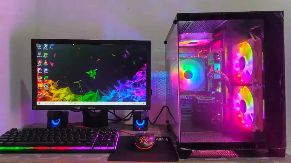 PC Gaming Editing Full Set Monitor Intel i7 4790 16GB SSD VGA 4GB DDR5