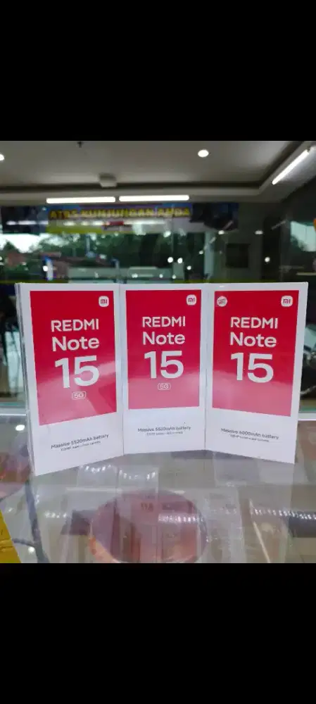 Xiaomi redmi note 15 5G ram 12gb 512gb dannote15 garansi resmi