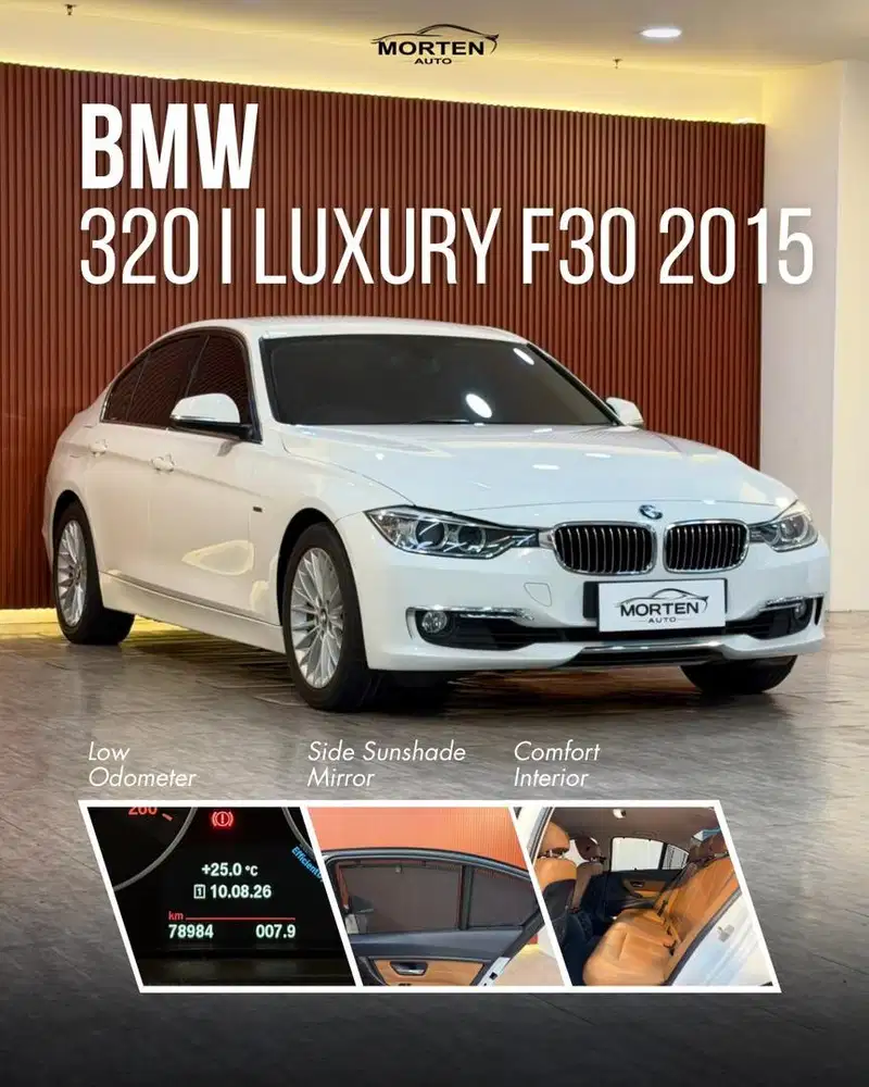 [ KM 78rb ] BMW 320i Luxury F30 2015 Alpine White