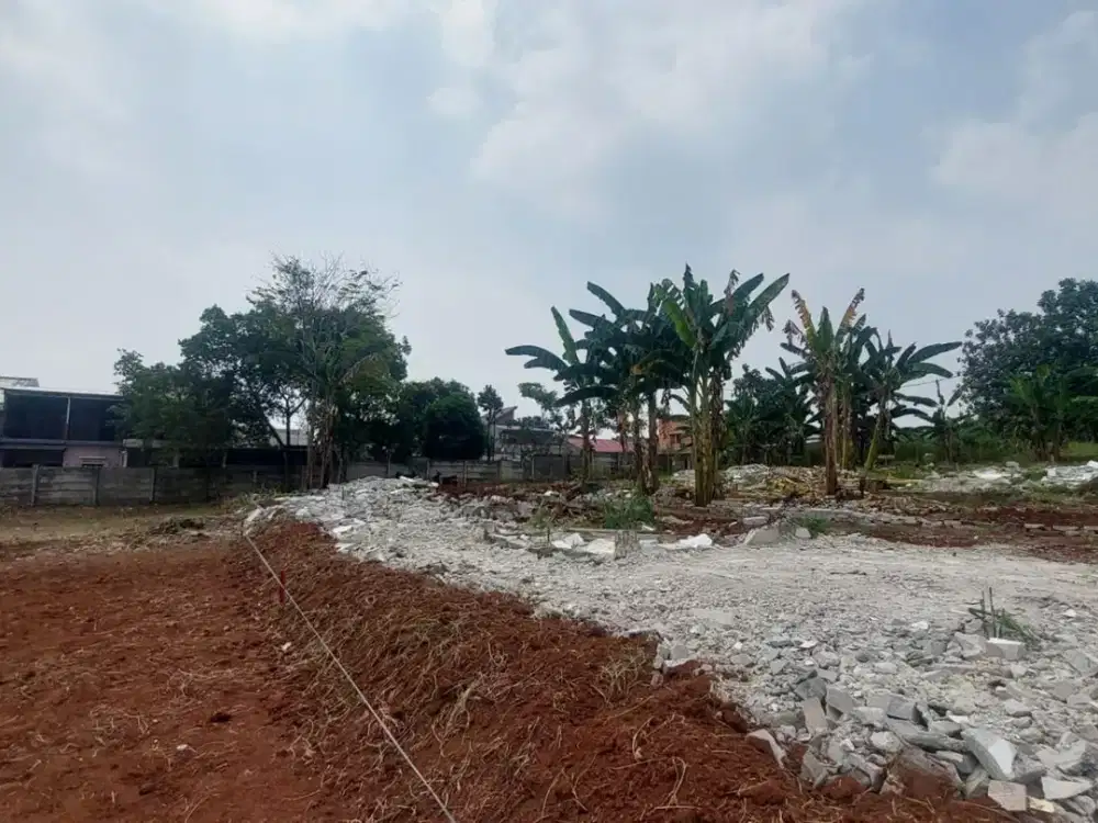 Dekat Calon Tol Sawangan-Bojonggede, Tanah Kavling 1 Jt-an Permeter. SHM