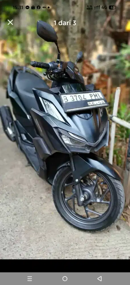 Vario 160 CBS 2023 Bln 6 B-DKI PJK ON Pnjg Baru Bayar Km 38rb Gres
