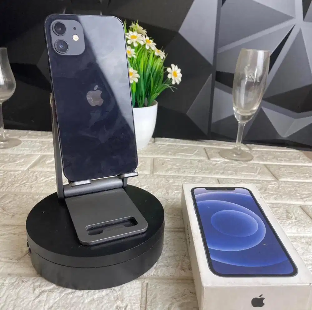 iPhone 12 128GB Beacukai Setara iBox Battery Health 100% LCD Gantian