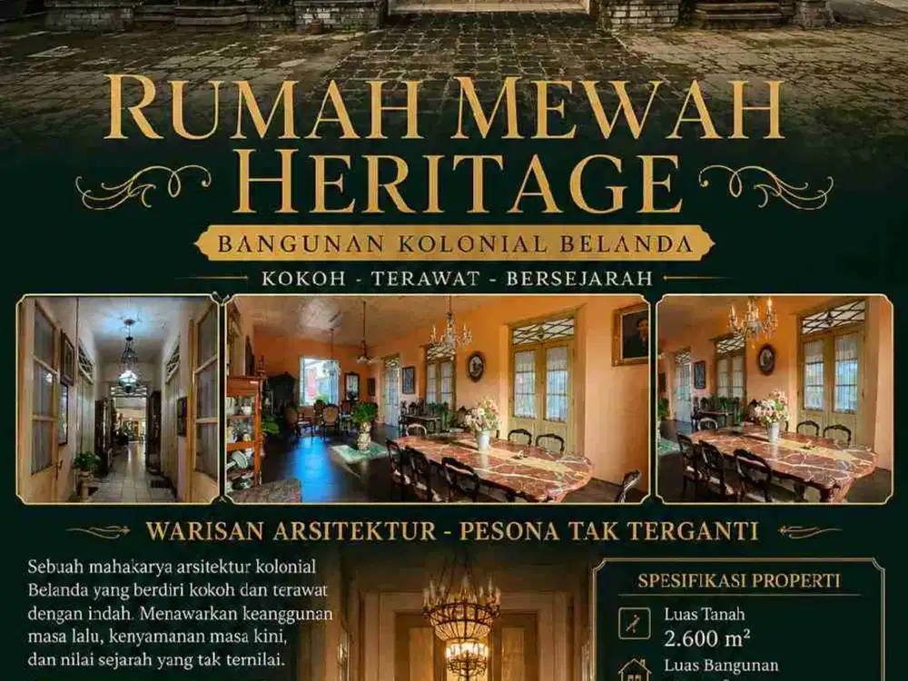 Rumah Heritage mewah di Wirogunan , Peninggalan sejarah