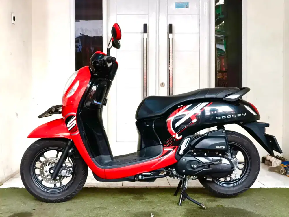 Scoopy tahun 2024 low km 14rb/tt boleh gan cash lebih bagus