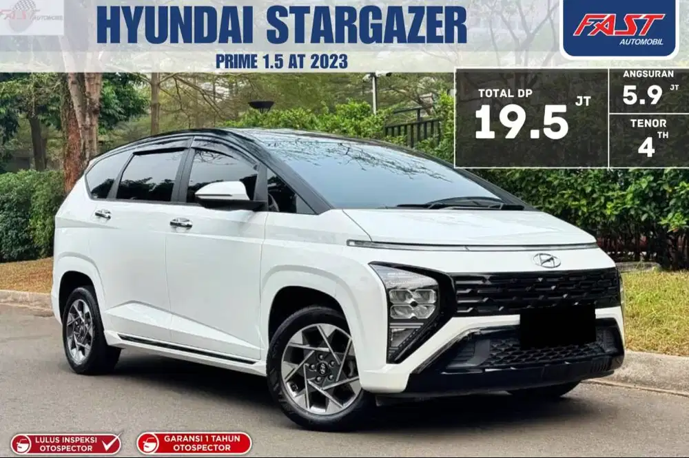 HYUNDAI STARGAZER PRIME 2023 1.5 AT KM.46RB & PAJAK PANJANG
