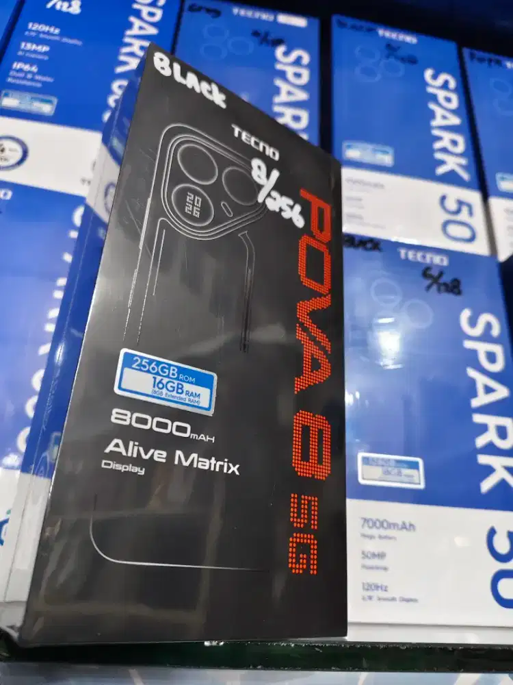 Tecno pova 8 5G 8/256 promo terbatas garansi resmi segel new