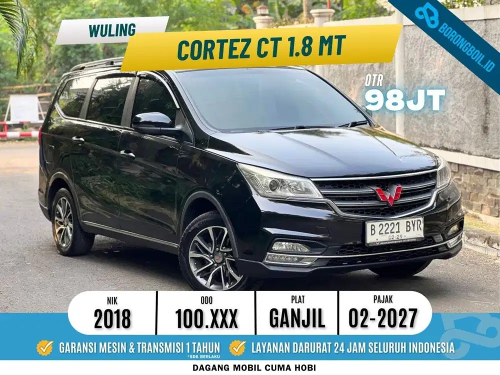 Wuling Cortez CT 1.8 MT 2018 Hitam