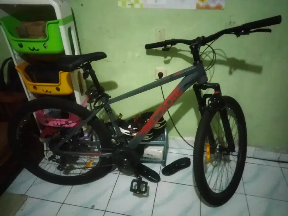 Sepeda Gunung MTB Coyote 27.5 (Bonus Pompa + Kunci) - Siap Gowes