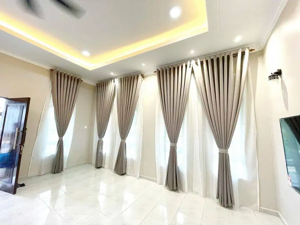 Jual Gorden Jendela & Pintu Gordyn Model Terbaru Wallpaper Dinding 3D