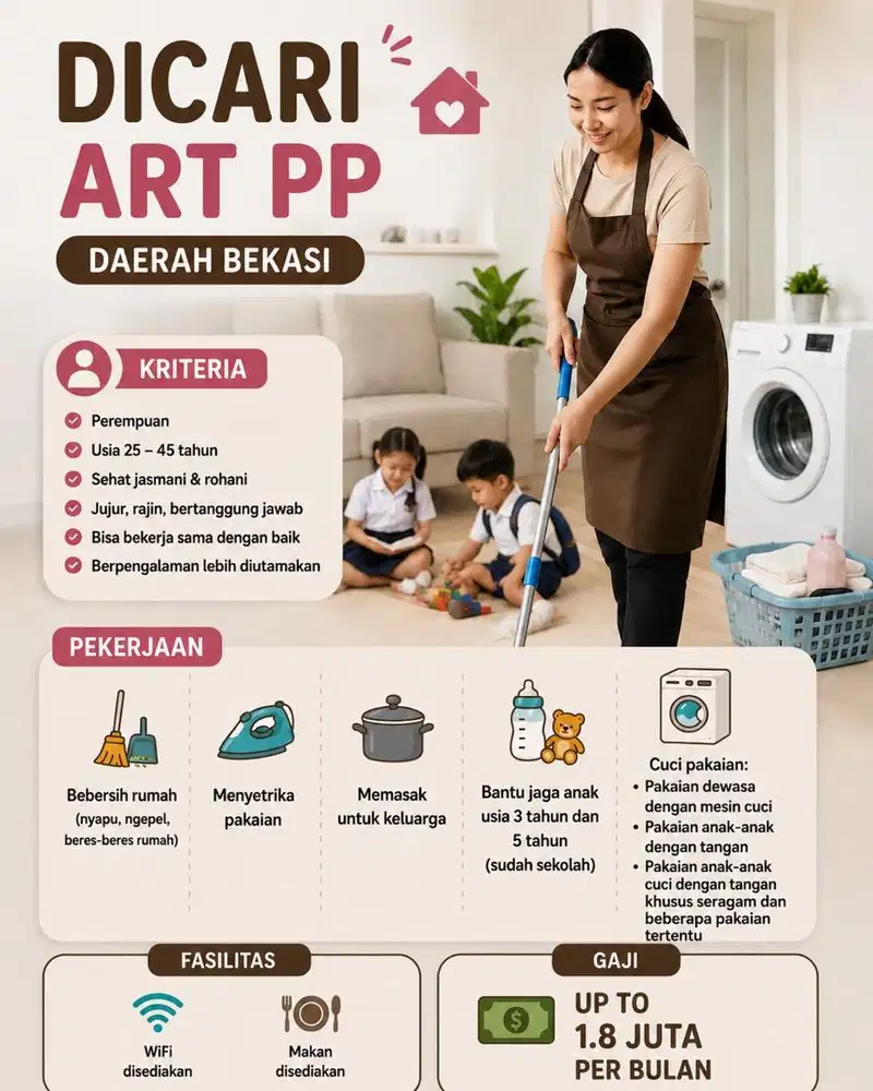 Loker ART Momong Bekasi