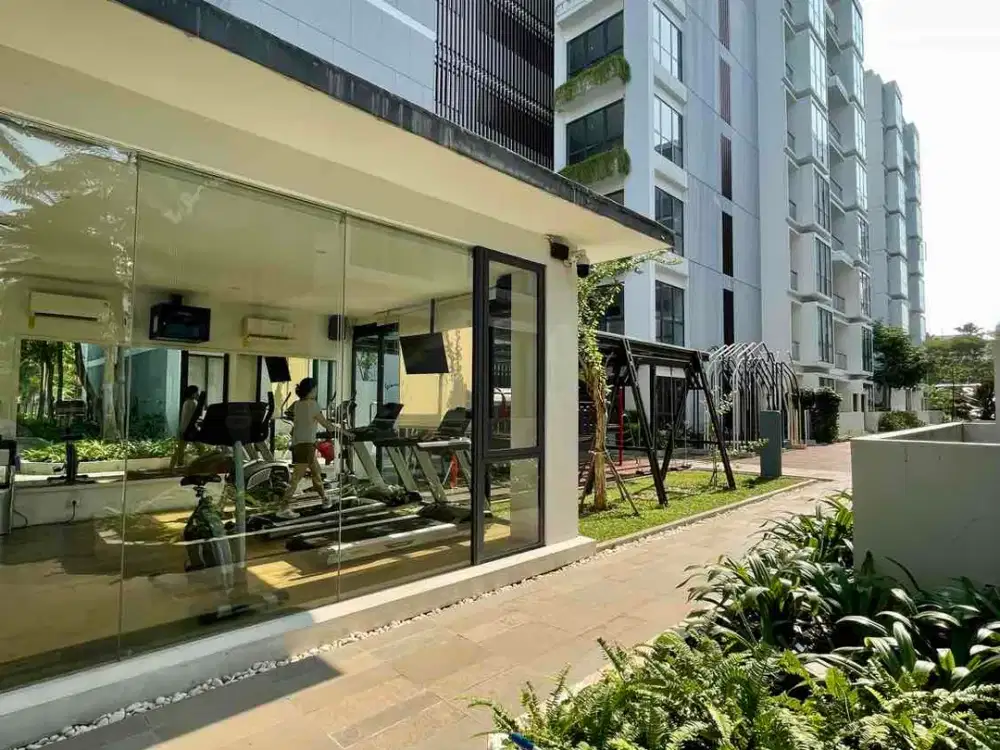 graha family rosebay apartment jual 2BR full furnished mewah golf view di surabaya barat
