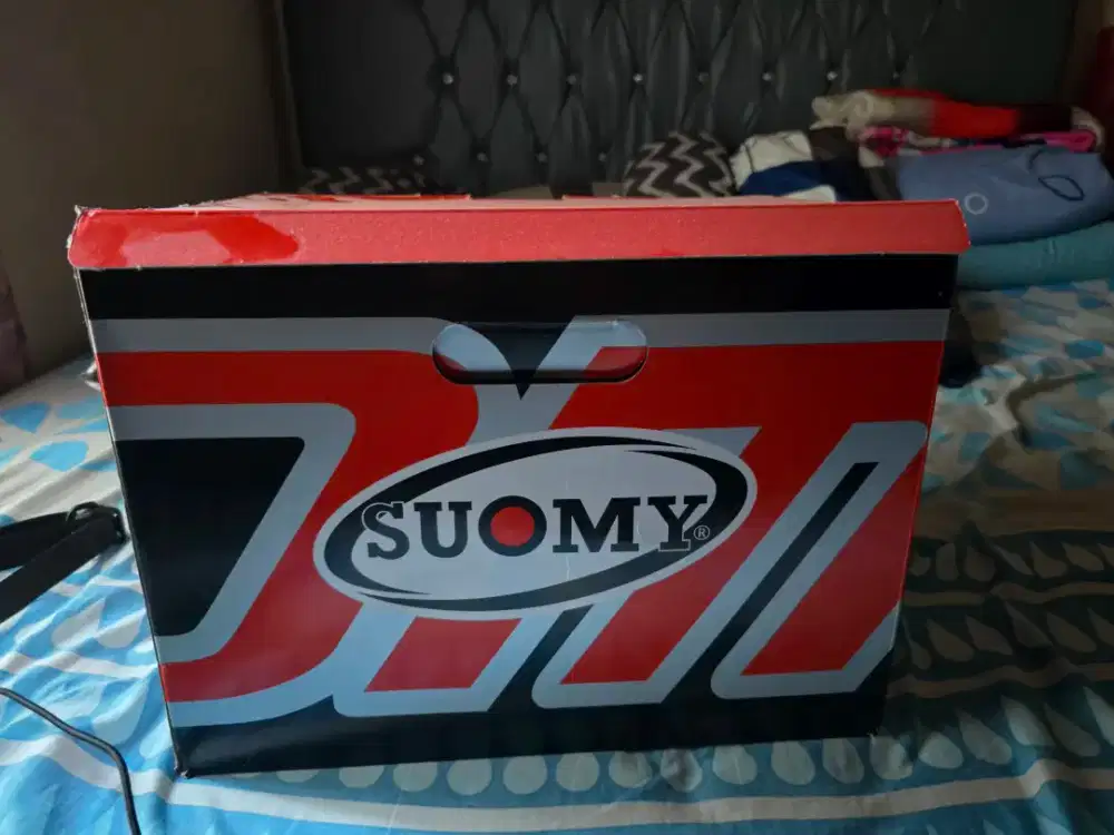 Jual cepat Helm Suomy *italia* dan intercom lengkap