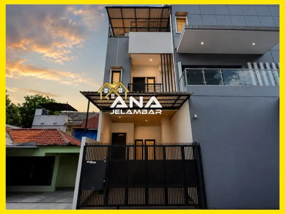 ANA RUMAH UK 4.65X16M DI KOMPLEK KAVLING POLRI JELAMBAR