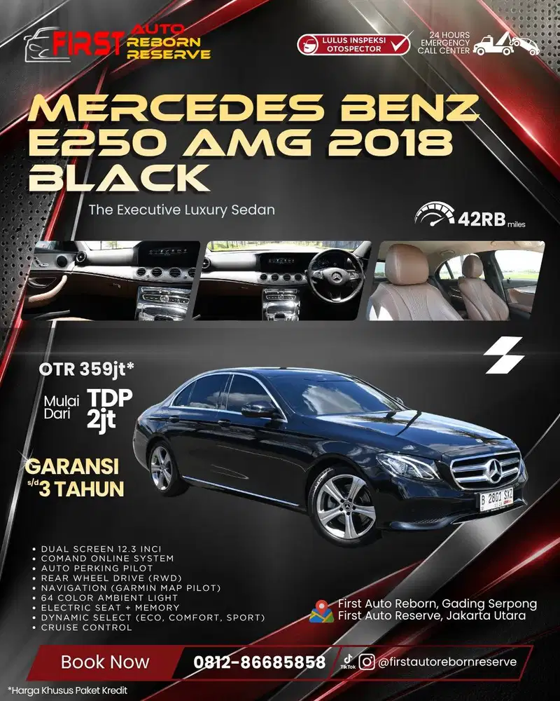 (TDP2jtan) E250 AMG 2018 Black