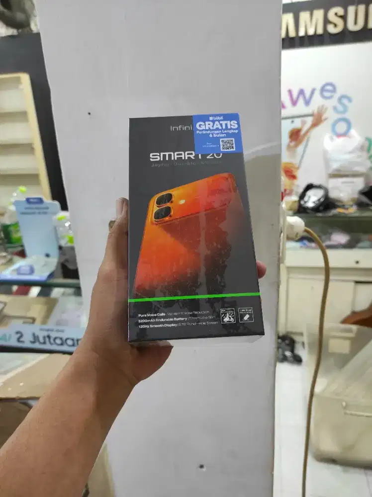 [ Fast respon WA ] Infinix Smart 20 4+4/128 Garansi resmi 1thn